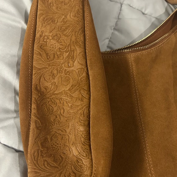 Spell Clair de lune suede bag - Picture 4 of 5